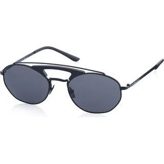 Giorgio Armani Runde Sonnenbrille für Herren - Schwarz