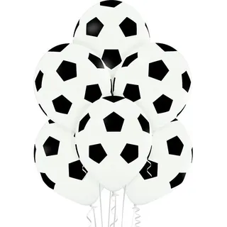Luftballons Set FUSSBALL WM Geburtstag 6-tlg.