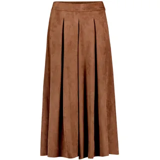 Hosenrock BETTY BARCLAY "Hosenrock mit Bundfalten", Damen, Gr. 36, braun (schwarz coffee), Röcke Hosenrock