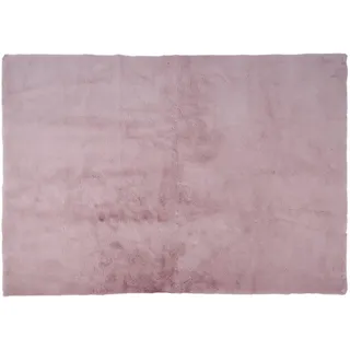 HOME DECO FACTORY Teppich Fein Fellimitat 120x170 cm Ultraweich Rosa | Baumwolle, feiner Teppich in Fellimitat, 120x170 cm, ultraweich, Wohn- oder Schlafzimmer, Dekoration, Rosa