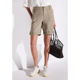STREET ONE Damen, A378686 Bermudas/Shorts, buff Grey, 40 - 40