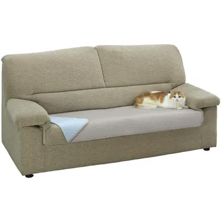 Estoralis | AVA | Sofaauflage | Wendbarer gesteppter Stoff – dient als Haustierbett | Farbe - Beige/Himmelblau | 100% haustierfreundliches Größe 65x110 cm. Schutz für alle Arten von Sofas