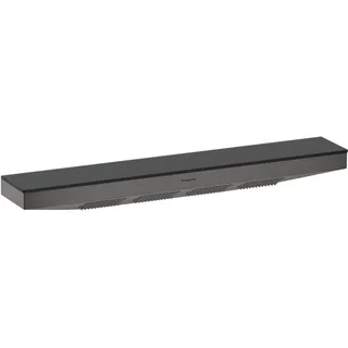 Hansgrohe Schulterbrause 500 1-jet und Duschablage, 26243340, Farbe: Brushed Black Chrome