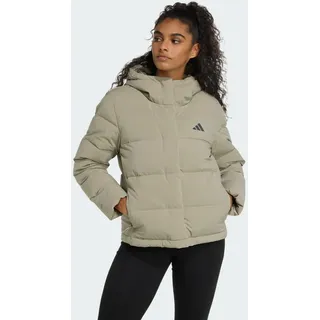 adidas Helionic Climawarm Daunenjacke - Silver Pebble - S