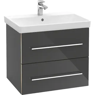Villeroy & Boch Avento Waschtischunterschrank, 2 Auszüge, 580x514x484mm, Griff chrom Glanz, A88900VH, Farbe: Arizona Oak