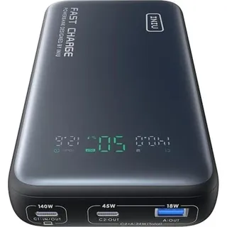 INIU Leopard Power 140W Powerbank (Akku) - Grau - 25000 mAh
