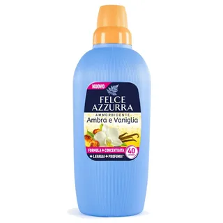 Felce Azzurra Weichspüler 2000 Ml 40 Messbecher Ambra Vanille Weiß