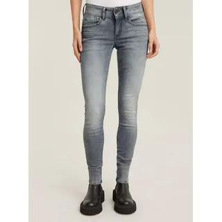 G-Star für Damen. D06746-9882-B336 Jeans Lynn Skinny grau (29/36), Lässig, Baumwolle, Denim
