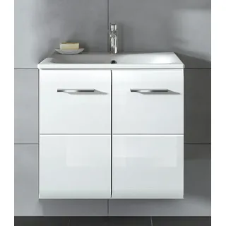 xonox.home Waschtisch Ice 60 x 55 x 46 cm Weiß Hochglanz