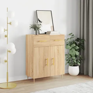vidaXL Sideboard Sonoma-Eiche 69,5x34x90 cm Holzwerkstoff - Braun