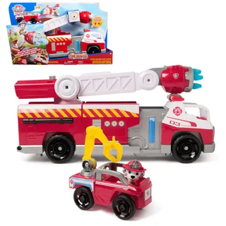 Spin Master PAW Patrol Fire Rescue Deluxe Feuerwehr-Truck mit Licht- und Soundeffekten, für Kinder ab 3 Jahren