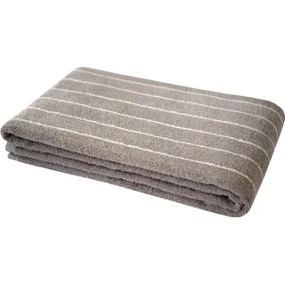 Dyckhoff Duschtuch "Nadelstreifen" mit eingewebten Nadelstreifen, taupe