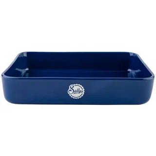 Sallys Stoneware Ofenform - eckig - Night Blue - Groß
