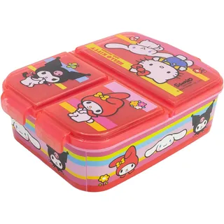 Stor Hello Kitty and Friends Lunchbox mit 3 Fächern für Kinder