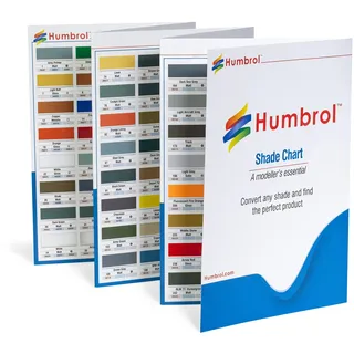 Humbrol P1222 Farbton-Farbkarte, Weiß, Einheitsgröße
