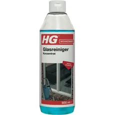 HG Glasreiniger Konzentrat, konzentrierter Fensterreiniger für einen sauberen, streifenfreien Glanz, wird auch von professionellen Fensterreinigern verwendet - 500 ml