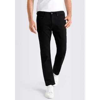 Straight-Jeans MAC "Arne", Herren, Gr. 30, Länge 30, schwarz (stay schwarz), Denim/Jeans, Obermaterial: 99% Baumwolle, 1% Elasthan, gerade, Jeans Straight-Jeans, in gepflegter Optik, mit Stretch