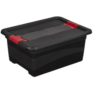 KEEEPER Transportbehälter Eckhart 39,5 x 29,5 x 17,5 cm 12-tlg. graphit grau