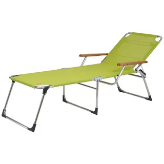 JAN KURTZ Amigo 40 Plus Sonnenliege 190 x 69 x 42 cm Grün/Silber