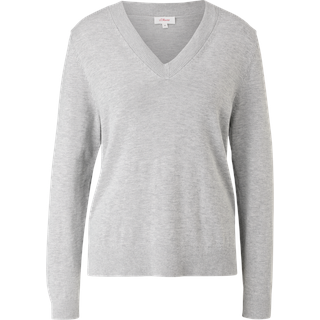 S.Oliver Damen, 10.2.11.17.170.2118888 Pullover, 9400 grau, 36