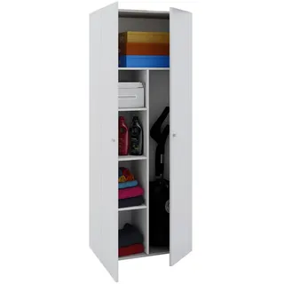 VCM Mehrzweckschrank 70 x 178 x 40 cm Weiß