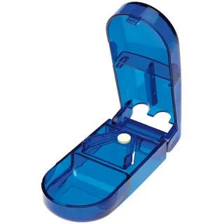 First Aid Only Tablettenteiler blau