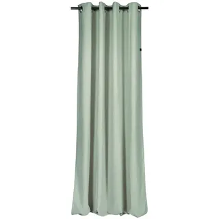 Schöner Wohnen Ösenschal , grün , Synthetik , Maße cm B: 130