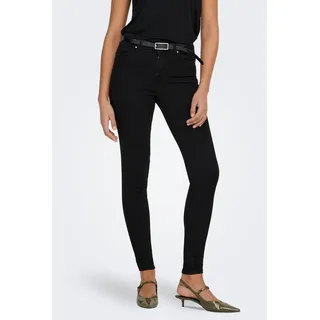 Only Skinny-fit-Jeans ONLPOWER MID PH UP SK DNM REA3659 NOOS«, mit Push-up-Effekt, für Damen, 177911 Black, XS/32