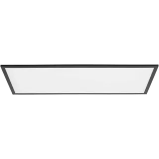 Lindby LED Deckenleuchte (LED Panel) Lamin dimmbar mit Leselampe (Modern) in Schwarz (1 flammig,) - Lampe Deckenlampe Wohnzimmerleuchte