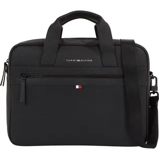 Tommy Hilfiger Essential COMPUTER Bag Laptoptasche Herren, Schwarz (Black),