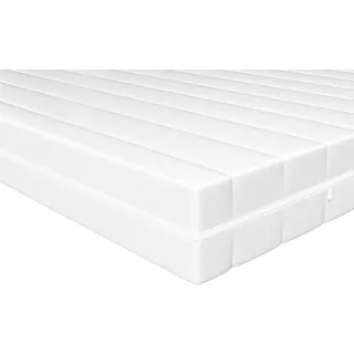 Schlaftroll Kaltschaummatratze H2 200 x 200 , Weiß , Textil , H3 , Rechteckig , 200x200 cm , Oeko-Tex® Standard 100 , Schlafzimmer, Matratzen, Kaltschaummatratzen