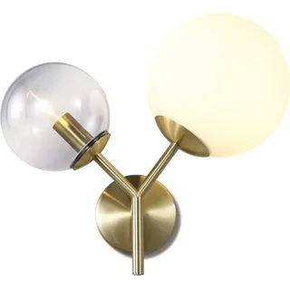 tooLight Wandlampe App1012-2W Kugel Gold 2-Lichtquelle E27 29X40X36Cm - Gold