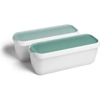 Springlane Eisbehälter rund türkis 1 l 2-teiliges Set