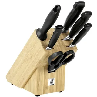 Zwilling Vier Sterne Messerblock 7-tlg. Natur