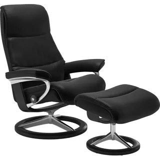Stressless Fußhocker "View", mit Signature Base,Gestell schwarz (schwarz
