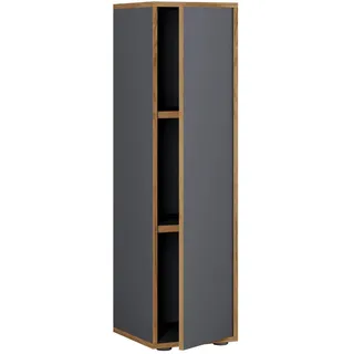 VCM Büroschrank Aktenschrank 30x33x110 cm schwarz