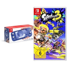 Nintendo Switch Lite Blau + Splatoon 3 Switch