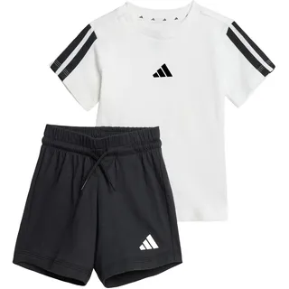 adidas Unisex Baby Essentials T-SHIRT SET, white/black, 12-18