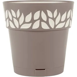 Stefanplast Vase Pflanzer Cloe Ø 30 Taupe, Mit Reservieren Wasser