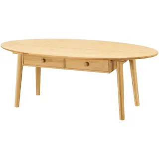 [en.casa] Harboøre Beige Bambus 100 x 37 x 48 cm