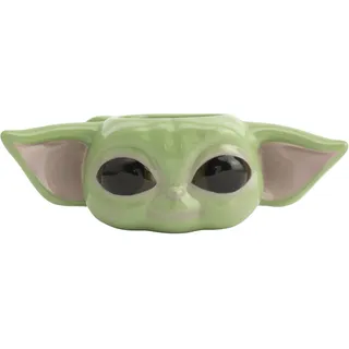 Paladone The Mandalorian Grogu Baby Yoda Porzellanbecher - Offiziell Lizenzierter Star Wars Merchandise, 300ml, Geschenk für Star Wars Fans