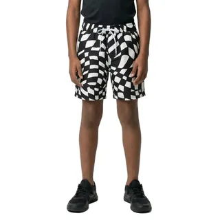 Vans Primary Ii Printed Elastic Badeshorts - Black / White - 12-14 Jahre