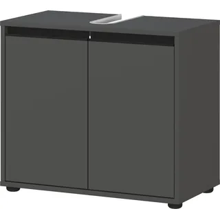 Germania Waschbeckenunterschrank Lemont 63 x 55 cm Grau