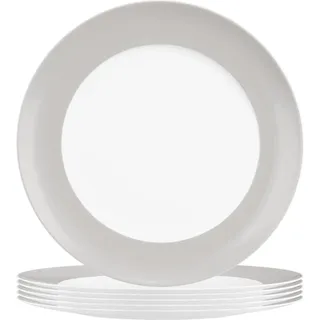 SELTMANN WEIDEN Frühstücksteller 22,5 cm grau 6er Set