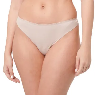 Tommy Hilfiger Damen String Thong Nahtlos, Beige (Balanced Beige), M
