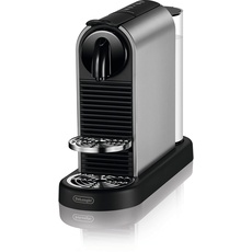 Nespresso De'Longhi CitiZ Platinum EN220.T Kapselkaffeemaschine, Kapselkaffeemaschine, Kapselkaffeemaschine, 4 Tassengrößen, 19 bar Druck, 1260 W, Titan