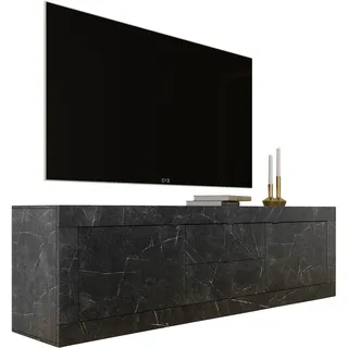 INOSIGN »Basic Breite 210 cm, TV-Board 2 Türen, 2 Schubkästen, TV-Schrank«, Metallgriff, moderne Rahmenoptik, viel Stauraum, Farbauswahl