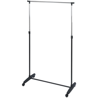 Wenko Teleskop-Garderobe Mikey schwarz Metall 90,0 x 103,0-170,0 cm