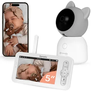 Lionelo Babyline 9.2 AI – Babyphone mit 2K Kamera & 5′′ Monitor