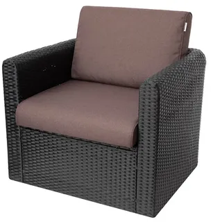 Bjird Sitzkissen 50 x 50 cm braun 2-tlg.